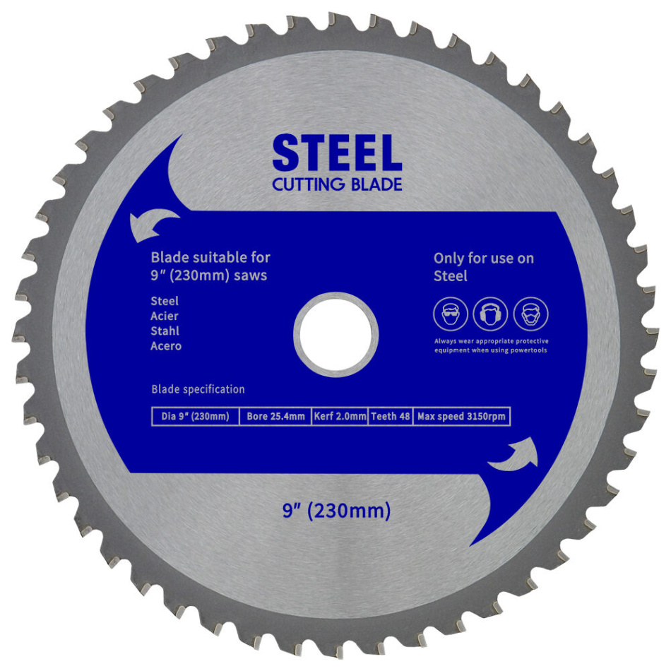 Диск пильный по стали 230х2х25,4 мм 48 зубьев