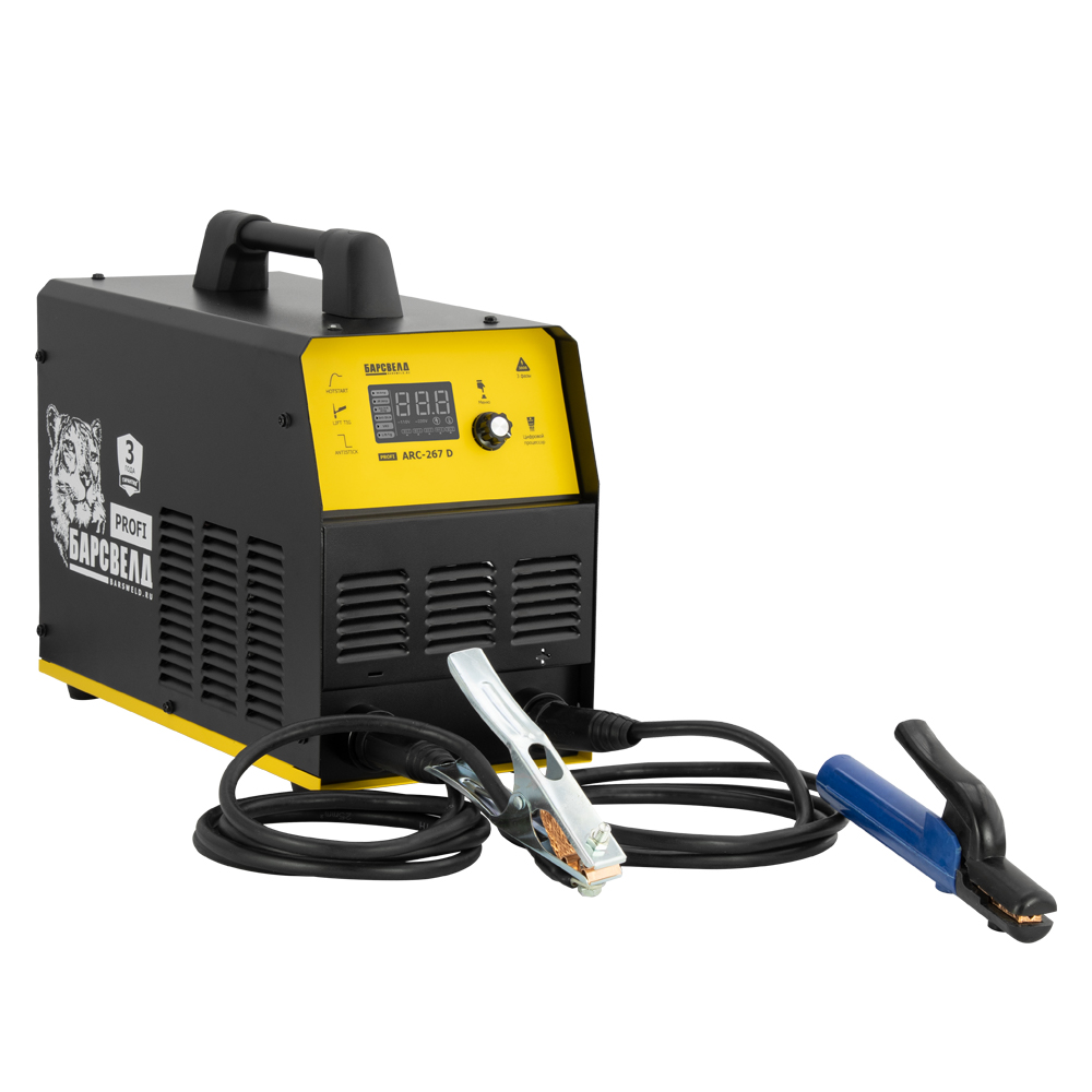 Инвертор  БАРСВЕЛД Profi ARC-267 D (380 В, 30-260 А, ПН 60 %, 8 кг, цифр. упр, VRD, аналог ARC-250, ARC-257), компл.