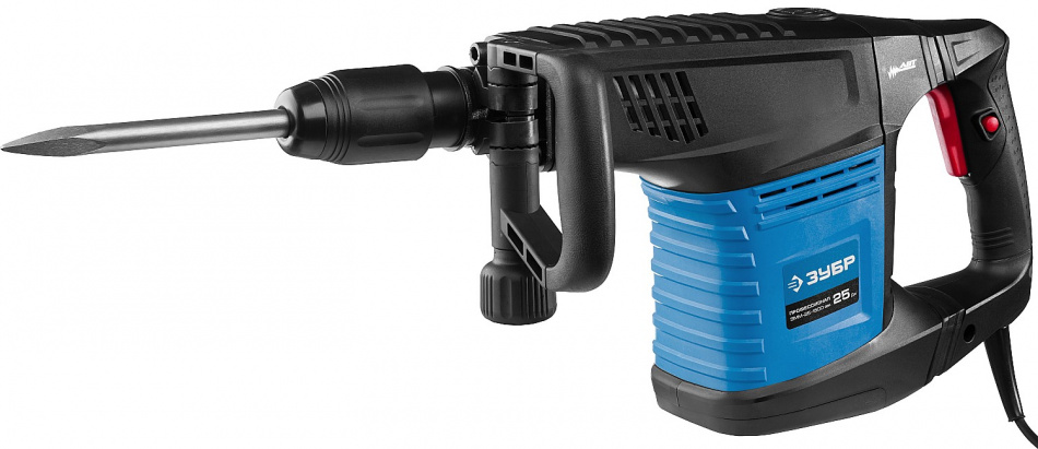 ЗУБР 25 Дж, 1500 Вт, АВТ, отбойный молоток SDS-Max, Профессионал (ЗММ-25-1500 ЭВК)