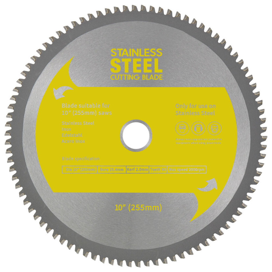 Диск пильный по нержавеющей стали 355х2,4х25,4 мм 120 зубьев