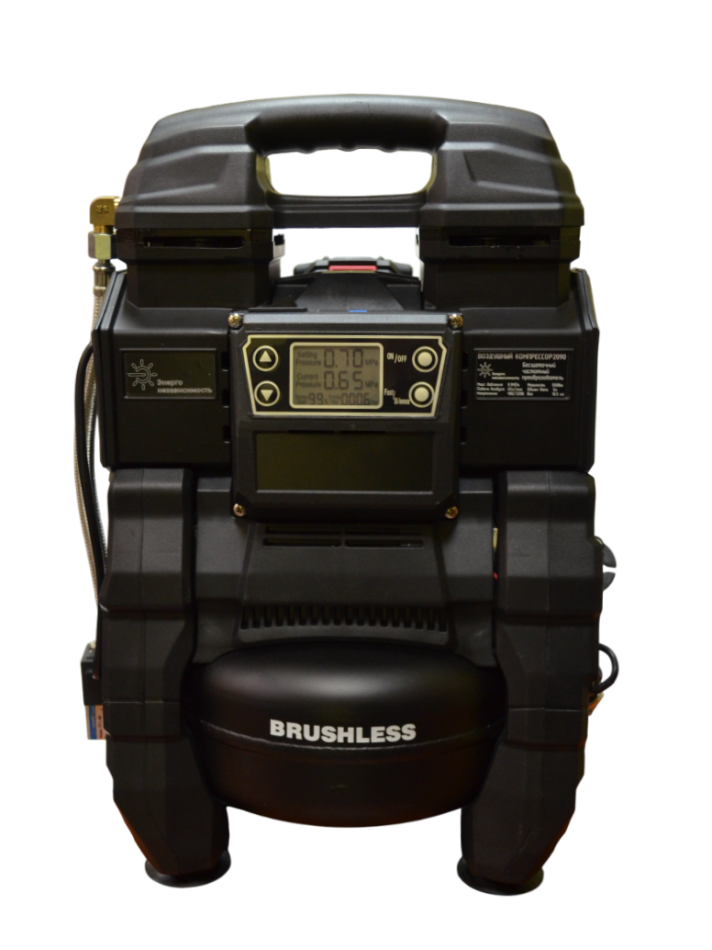 Компрессор переносной,220В, 0,14-0,9 МПа, 65 л/мин, объем ресивера 5л