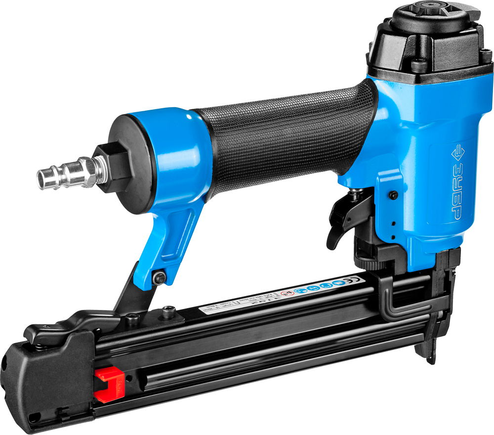 ЗУБР Т55/300, пневматический нейлер-степлер 18Ga 2-в-1: для скоб тип 55 (16-30мм) и гвоздей тип 300 (10-35 мм), Профессионал (3192)
