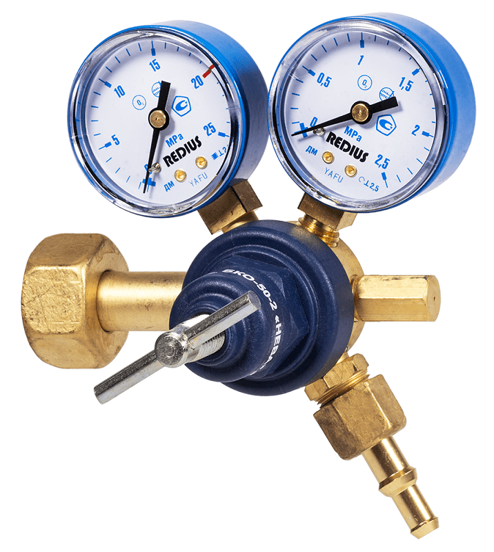 Редуктор кислородный БКО-50-2 НЕВА (РЕДИУС)  В КОРОБКЕ (РЕДИУС)