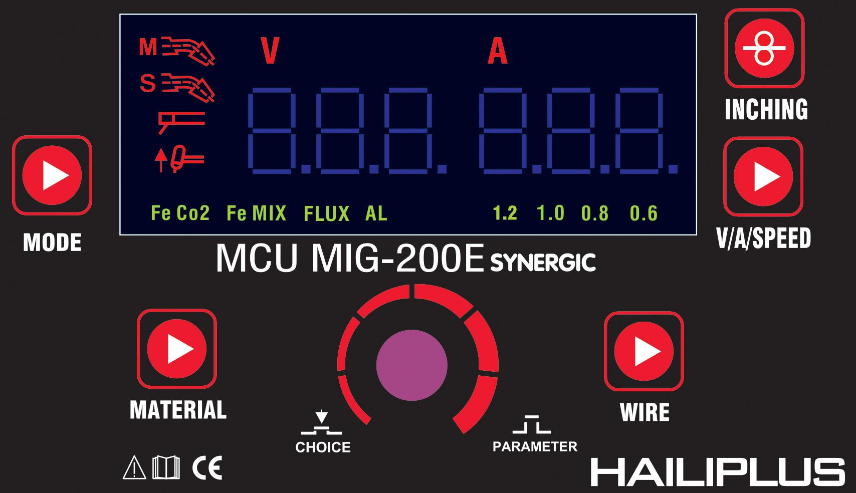 Сварочный полуавтомат VIKING 200 SYNERGIC MIG/MMA/LIFT-TIG 3 В 1