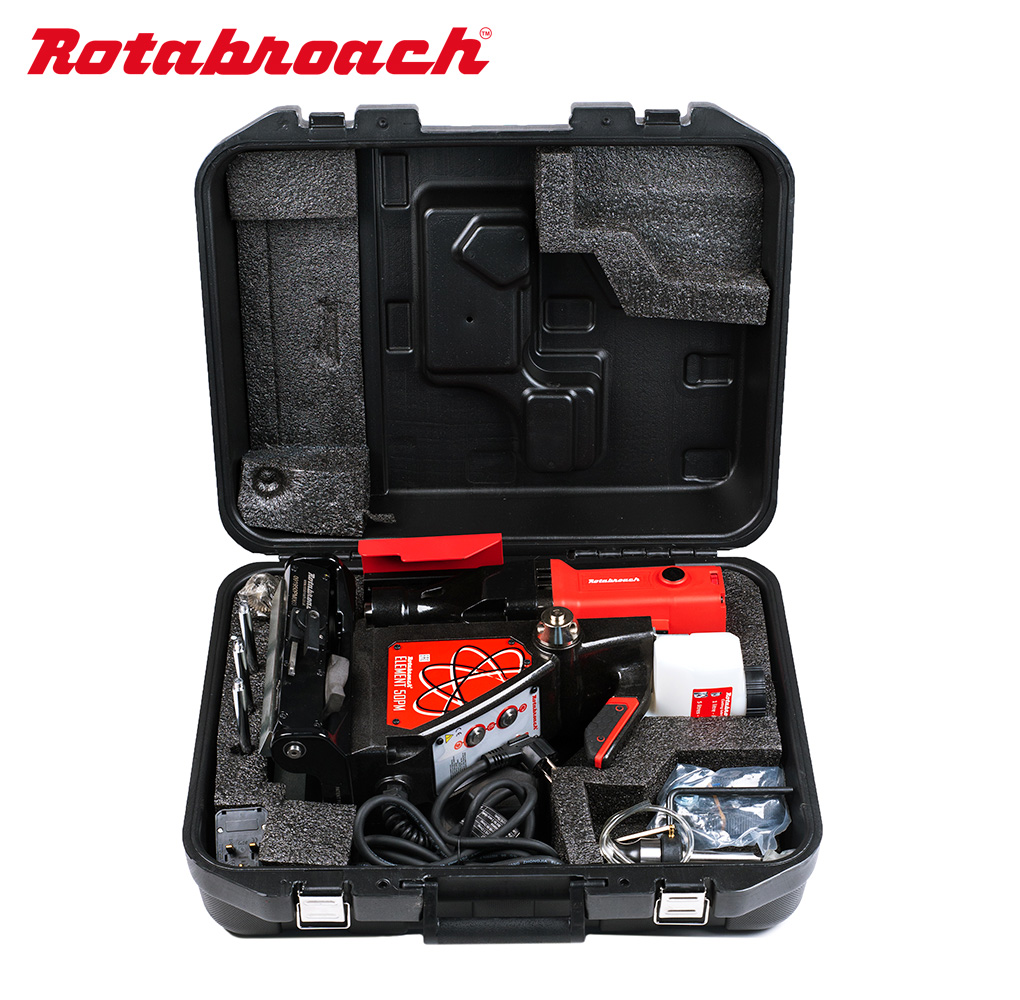 Магнитный электрический сверлильный станок Rotabroach ELEMENT 50 PM для сверления труб