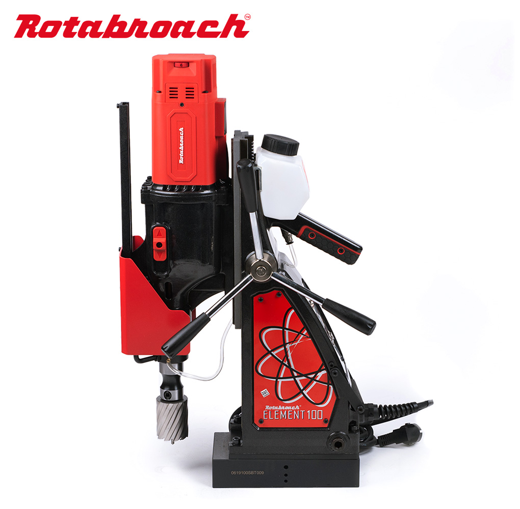 Магнитный электрический сверлильный станок Rotabroach ELEMENT 100 с поворотным основанием