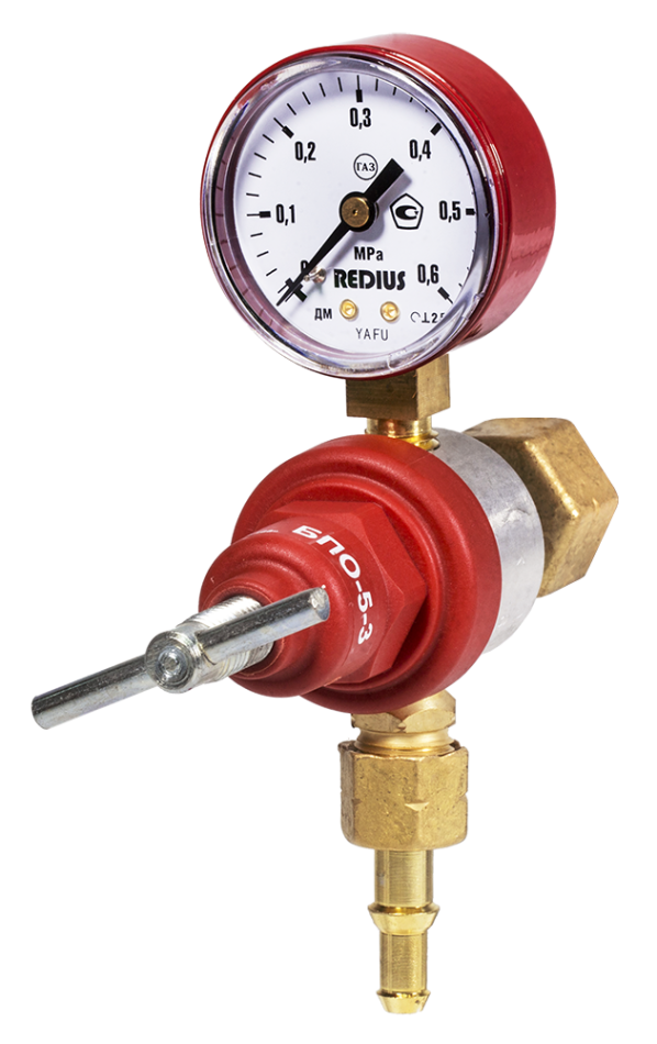 Редуктор пропановый БПО-5-3 (РЕДИУС) В КОРОБКЕ