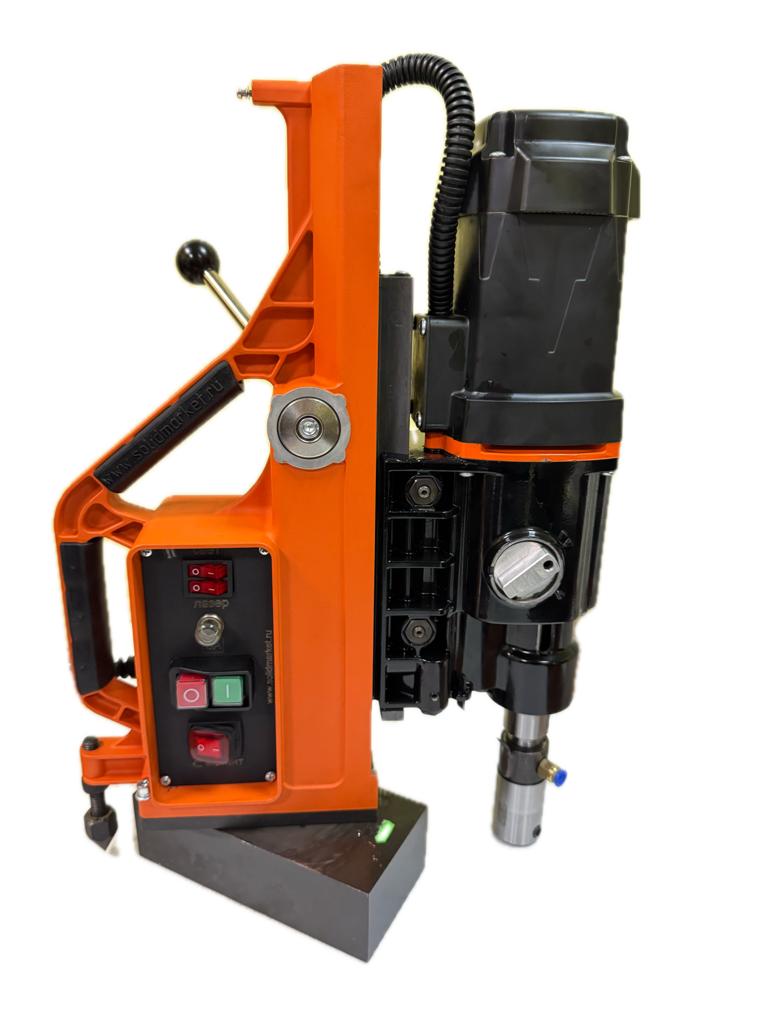 Станок сверлильный HI-PRO МСМ-100С на смещаемом электромагнитном штативе