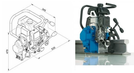 Рельсосверлильный станок BDS RAIL MAB 965