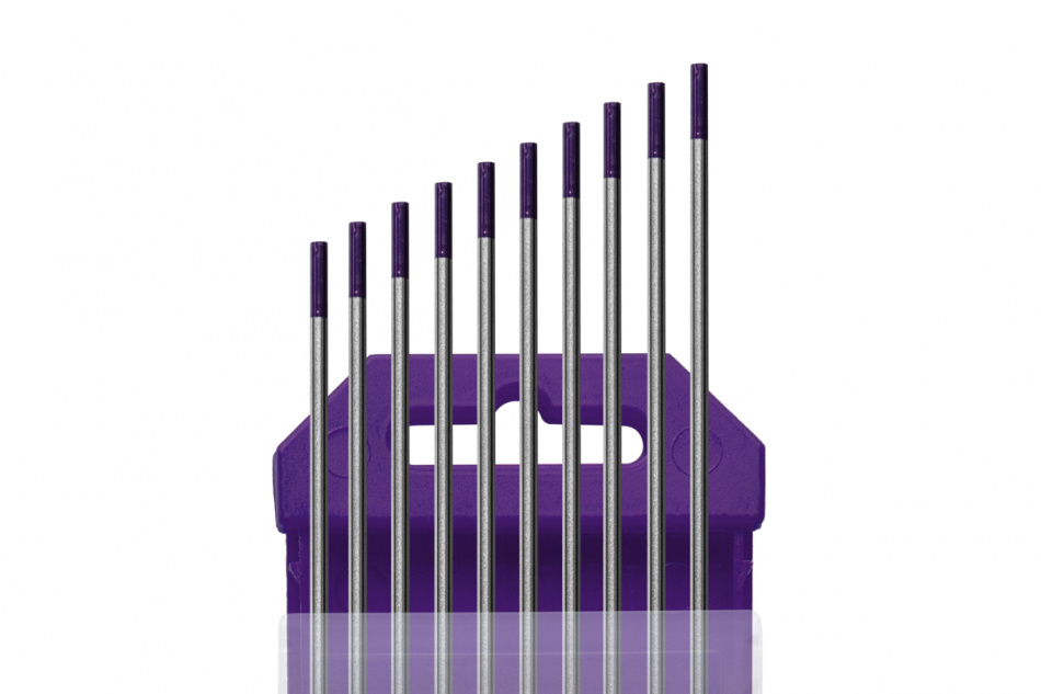 Электроды вольфрамовые КЕДР WE-3-175 ? 2,4 мм (фиолетовый) AC/DC
