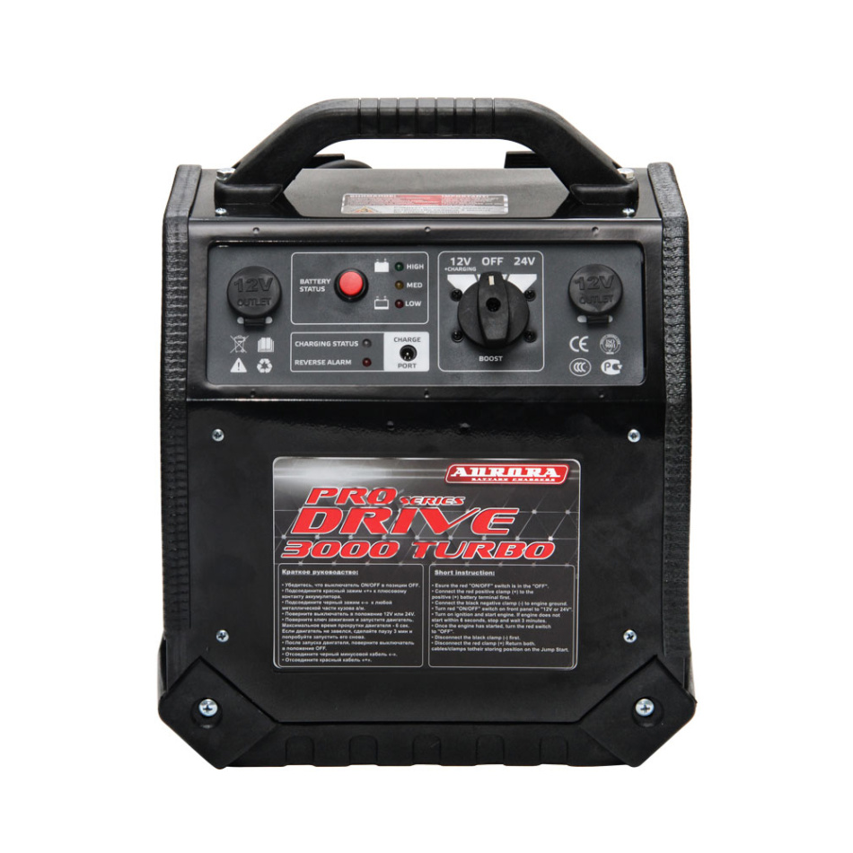 Пусковое устройство AURORA DOUBLE DRIVE 3000 TURBO PRO SERIES