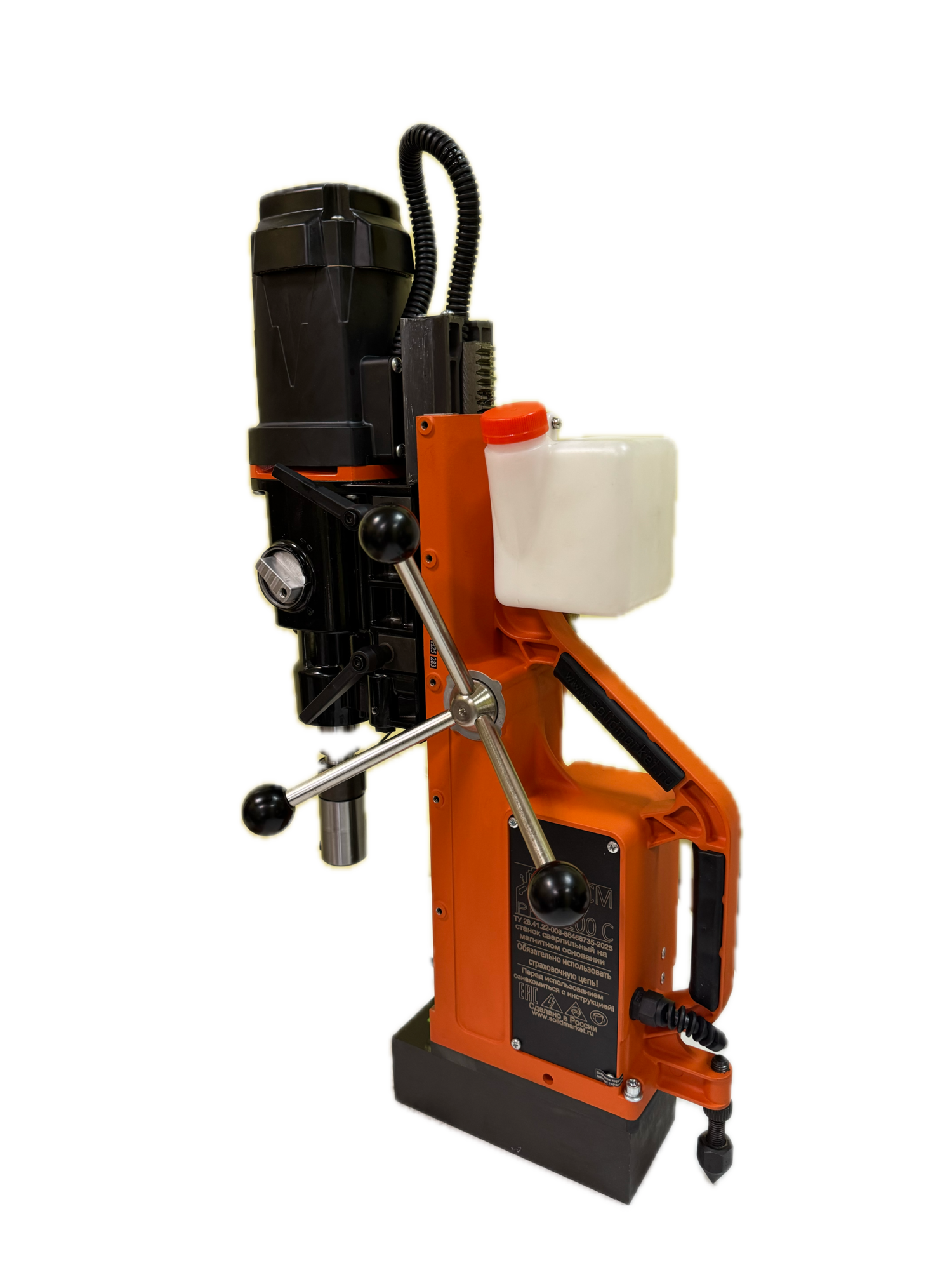 Станок сверлильный HI-PRO МСМ-100С на смещаемом электромагнитном штативе