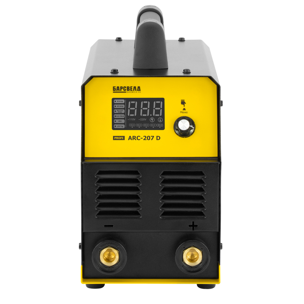 Инвертор  БАРСВЕЛД Profi ARC-207 D (220 В, 30-200 А, ПН 60 %, 5,8 кг, цифр. упр, VRD), компл., НАКС