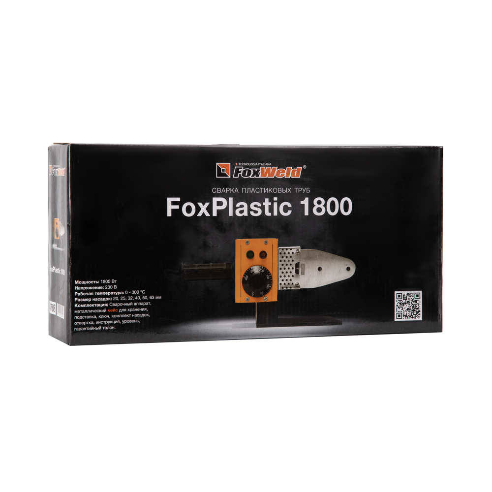 FoxWeld Аппарат для сварки пластиковых труб FoxPlastic 1800 (пр-во FoxWeld/КНР)