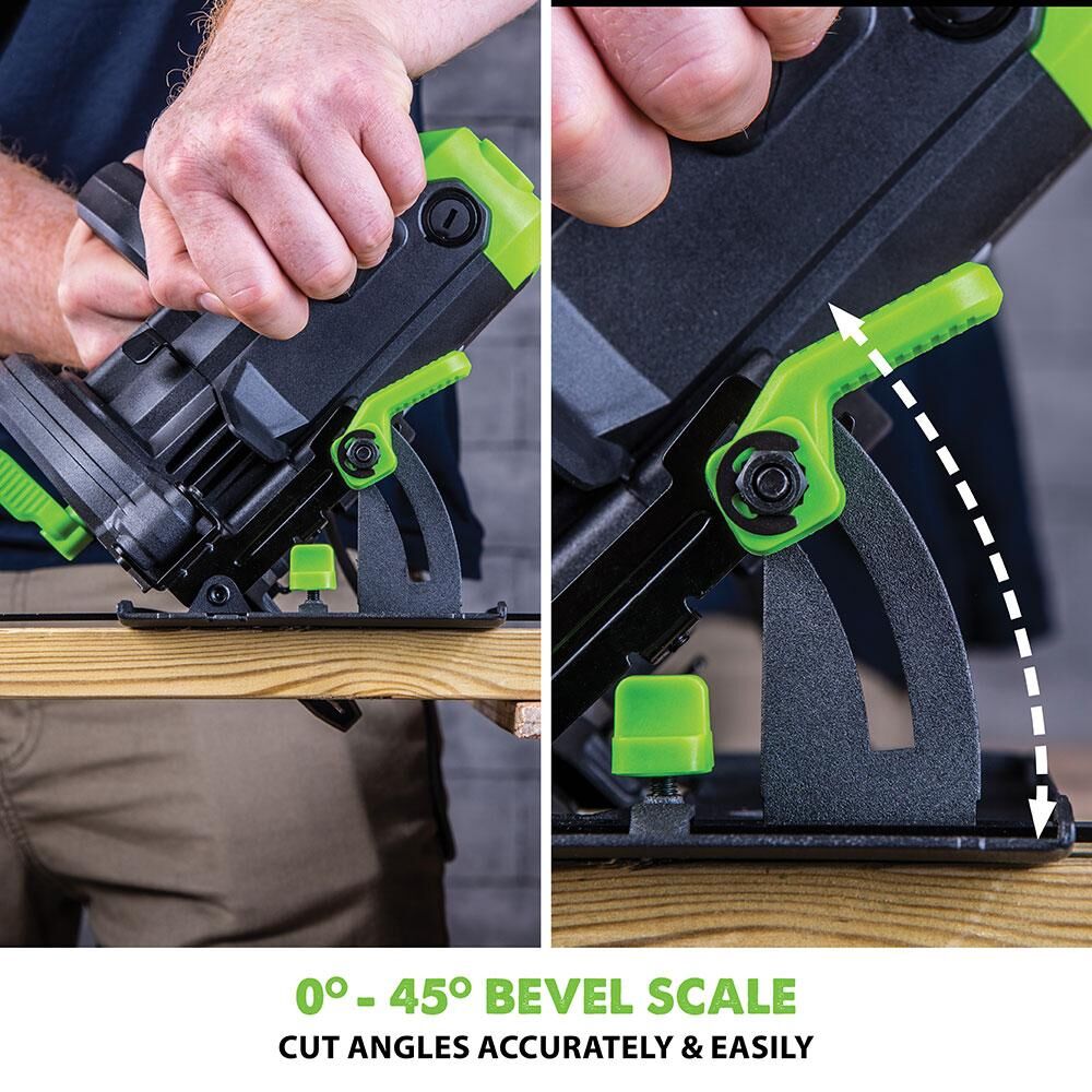 Пила циркулярная многоцелевая Evolution F165CCSL 1200 Вт 3900 об/мин