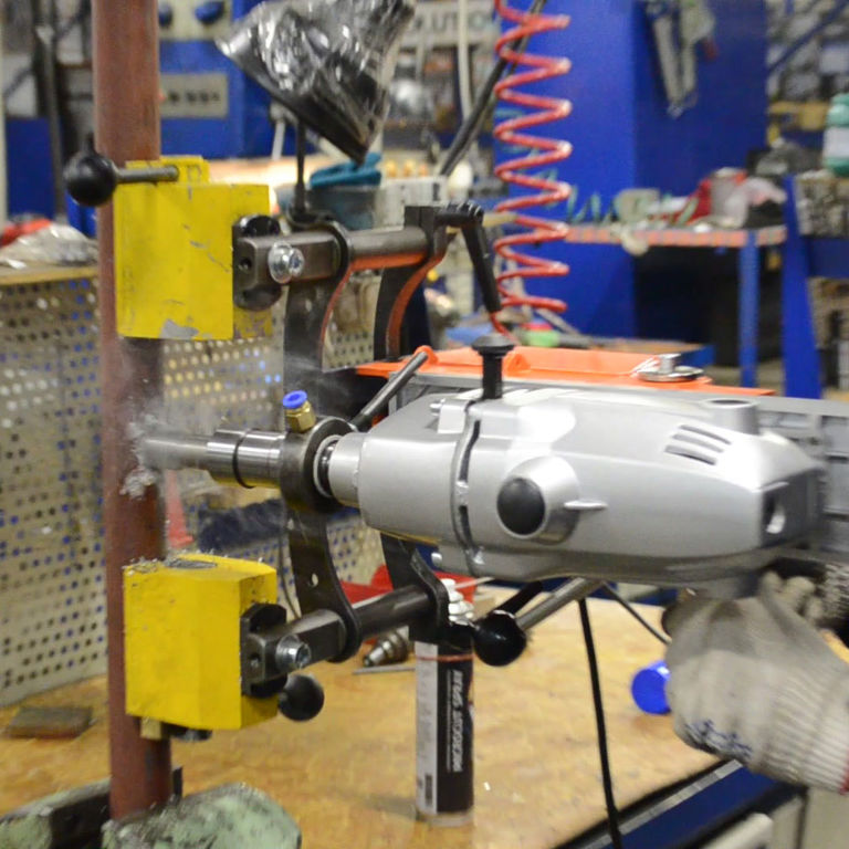 Станок сверлильный магнитный HI-PRO МСМ 55Т 1150 Вт