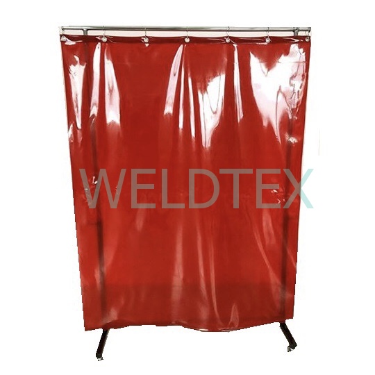 Штора сварочная Weldtex PVC (1400х1800) красная ТУ28.29.70-002-62162486-2017