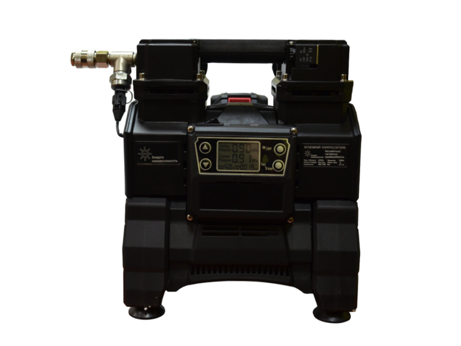 Компрессор переносной 220В, 0.14-0.9 МПа, 65 л/мин, объём ресивера 1л