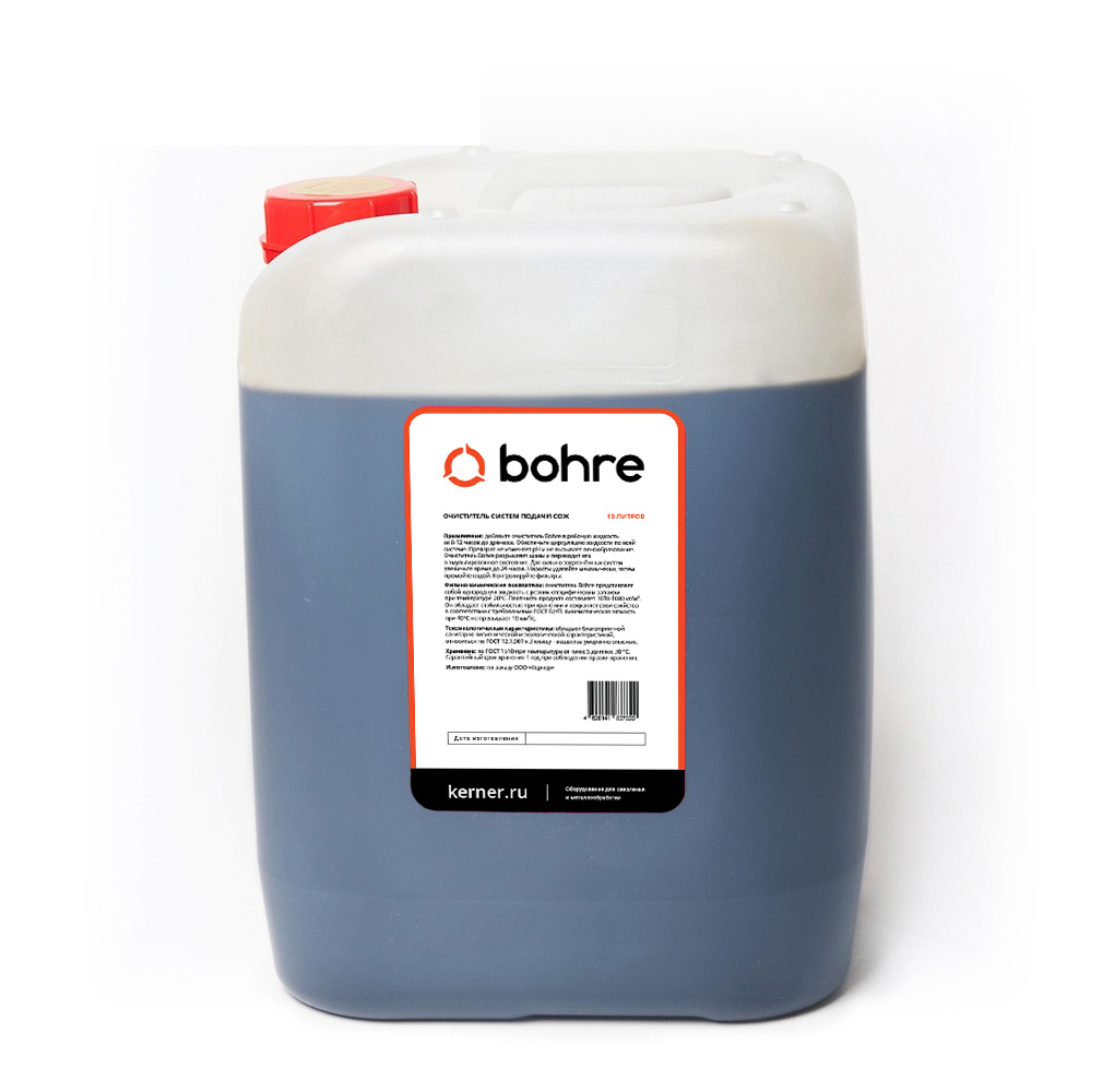Очиститель систем подачи СОЖ Bohre (концентрат) 10 л.