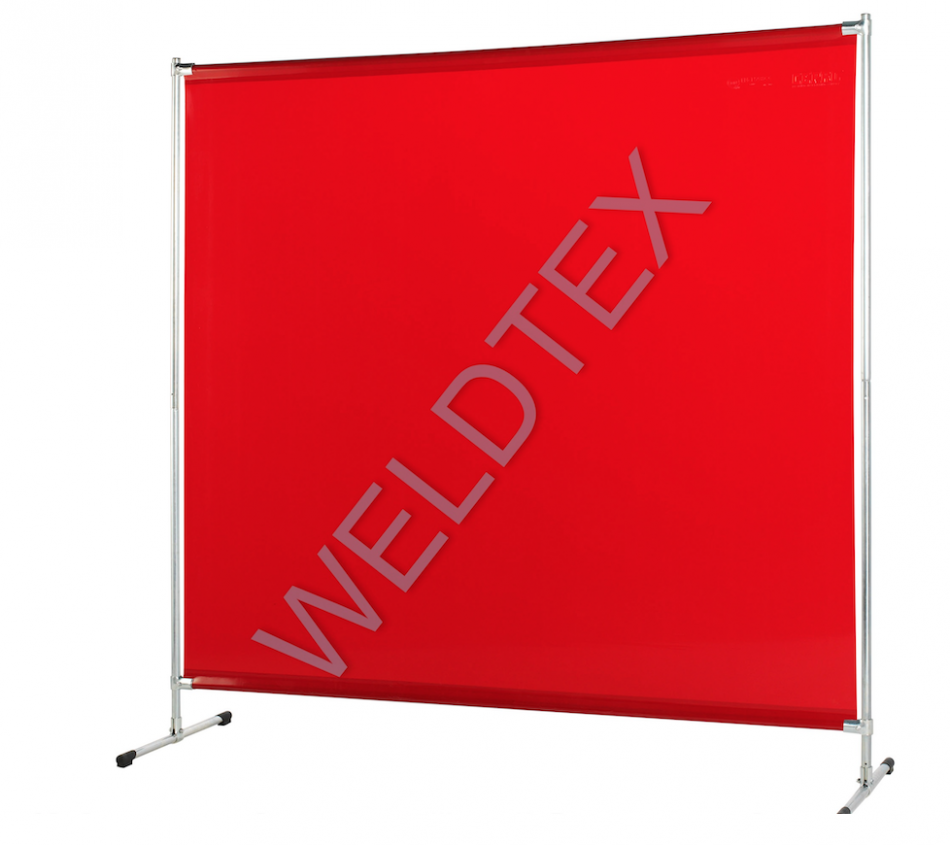 Сварочный экран Weldtex PVC 2000х2000 красный ТУ28.29.70-002-62162486-2017
