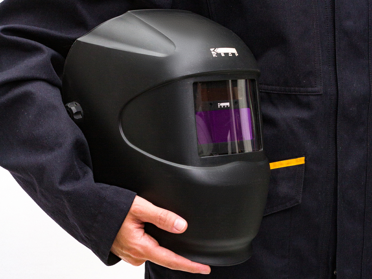 Маска сварщика   КЕДР (В РАЗОБР.ВИДЕ) "К-100 PRIME", черная