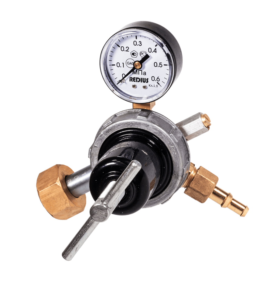 Редуктор углекислотный БУО-5-4 (РЕДИУС) В КОРОБКЕ