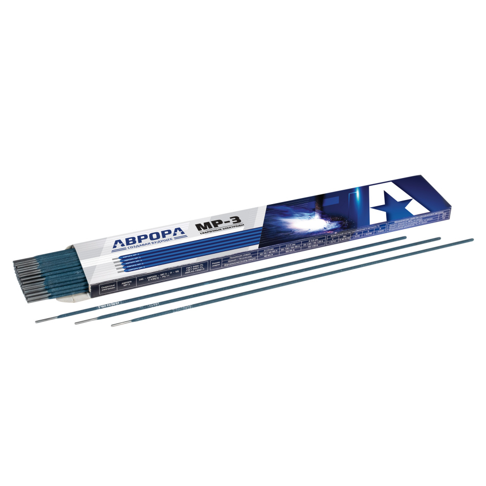 Электроды сварочные АВРОРА МР-3 d.2,0мм (1кг)