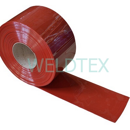 Штора сварочная Weldtex PVC (300х50000) красная полосовая ТУ28.29.70-002-62162486-2017