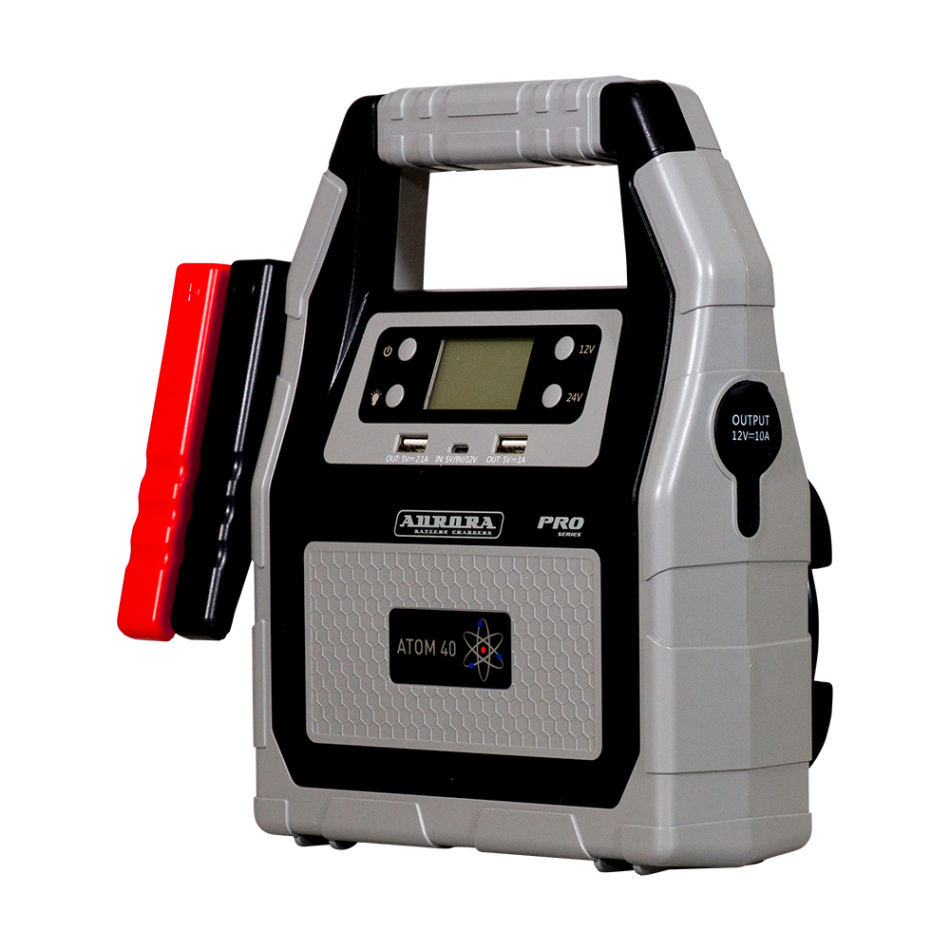 Профессиональное пусковое устройство нового поколения AURORA ATOM 40 (12/24В)
