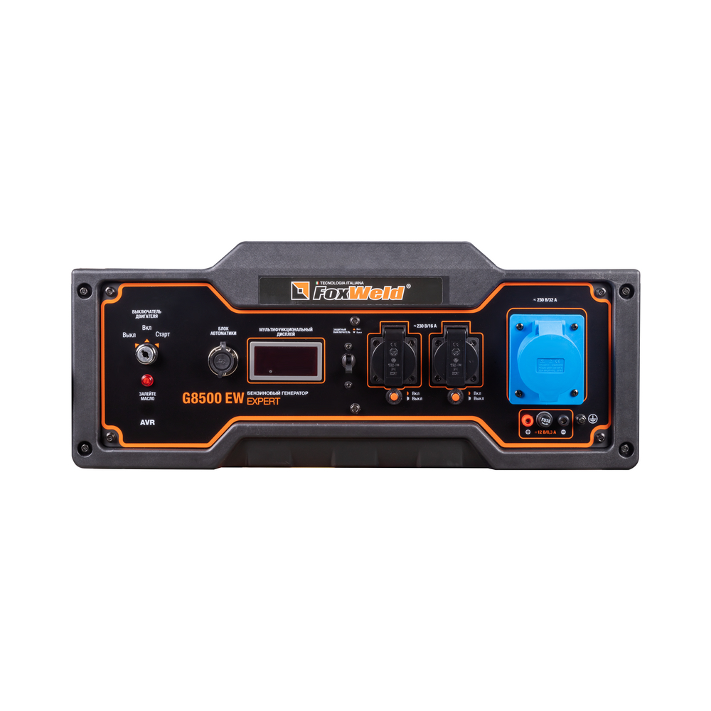 Бензиновый генератор FoxWeld Expert G8500 EW в компл. с блоком автоматики