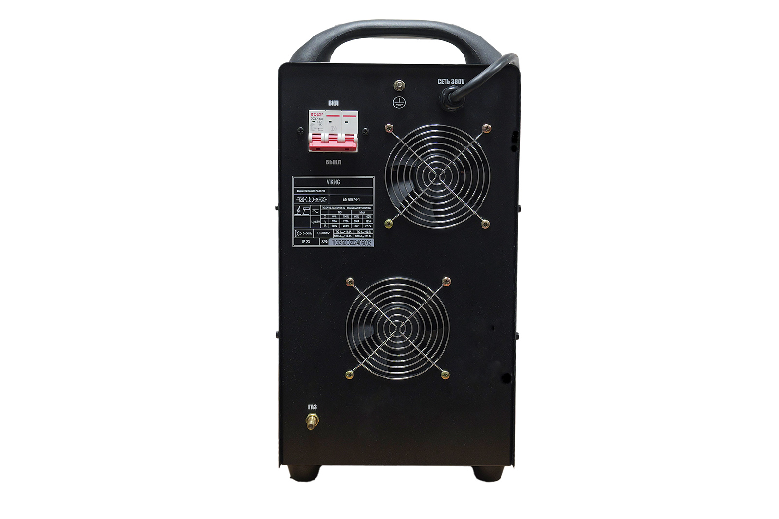 Аргонодуговой сварочный инвертор VIKING TIG 350 PULSE AC/DC PRO