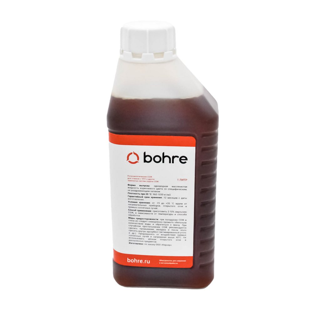 Смазочно-охлаждающая жидкость Bohre для станков с ЧПУ (концентрат) 1 л.