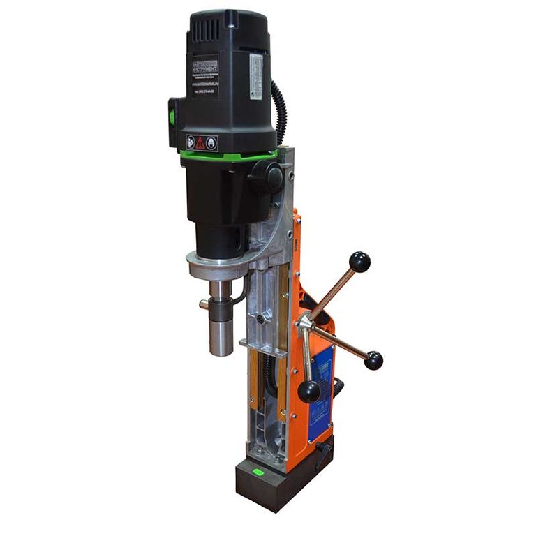 Станок сверлильно-резьбонарезной HI-PRO MBSR100 на поворотном магнитном основании
