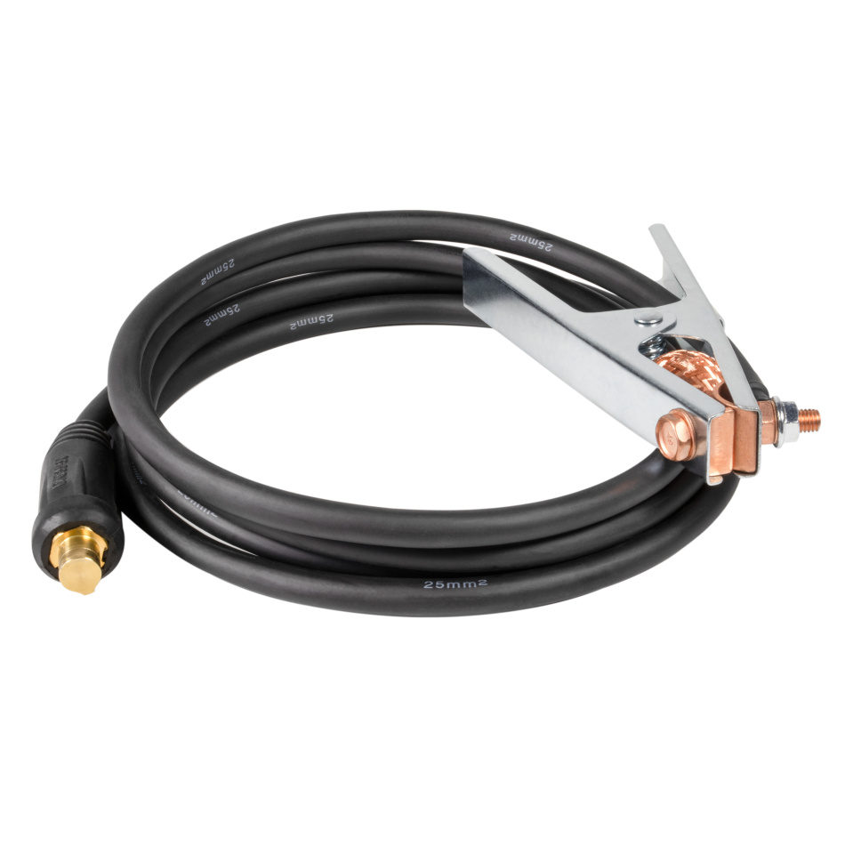 Зажим на массу 300А с кабелем КГ 1/25 медь 3м (Track 35-50 MMQ)