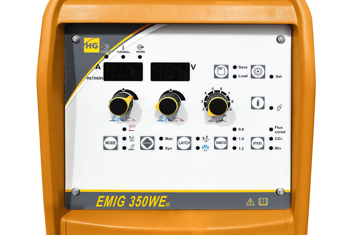 Сварочный полуавтомат EMIG 350WE III (цифровой подающий) (без горелки и кабель-пакета)