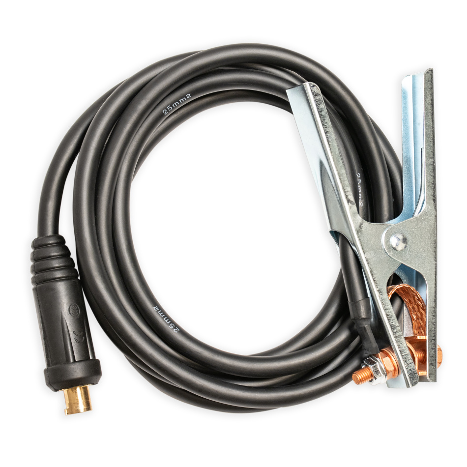 Зажим на массу 300А с кабелем КГ 1/25 CCA 3м (Track 35-50 MMQ)